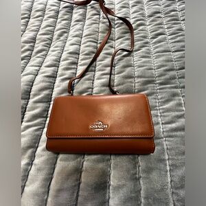 Coach crossbody wallet.